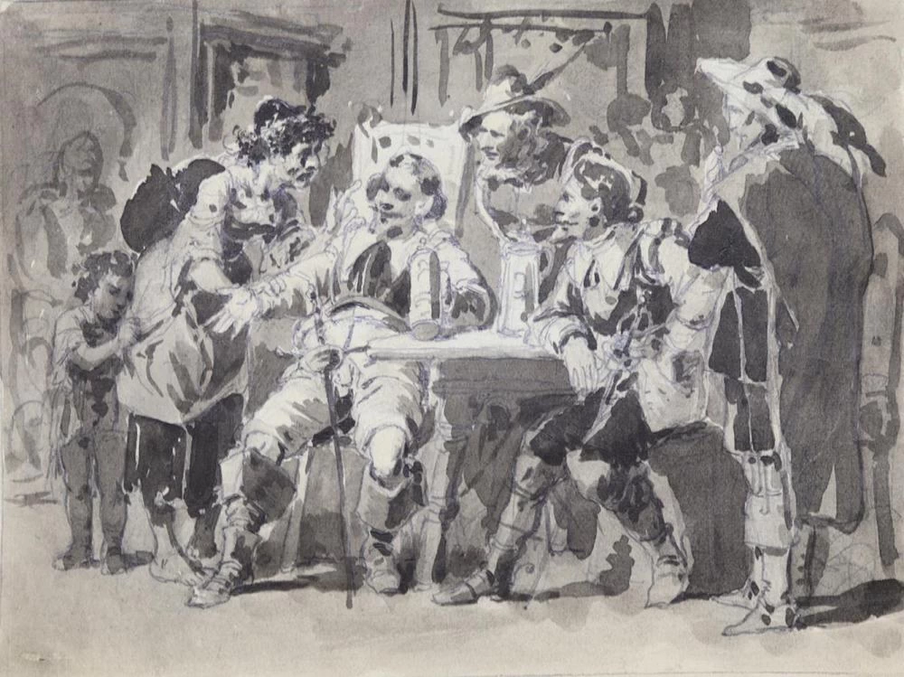 Peter Johann Nepomuk Geiger - Scena di genere